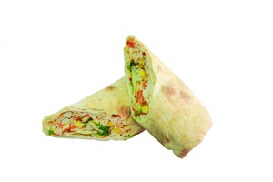 Chicken Wrap with sweet chilli sauce